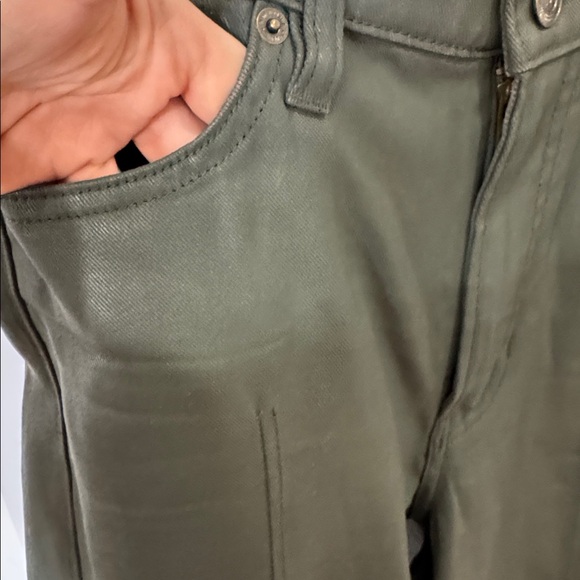 BANANA REPUBLIC COATED DENIM PINTUCK JEAN SIZE 24 - Picture 8 of 10